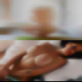 Senior naked woman