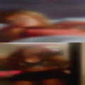 Nude woman strange masturbation