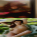 Senior naked woman